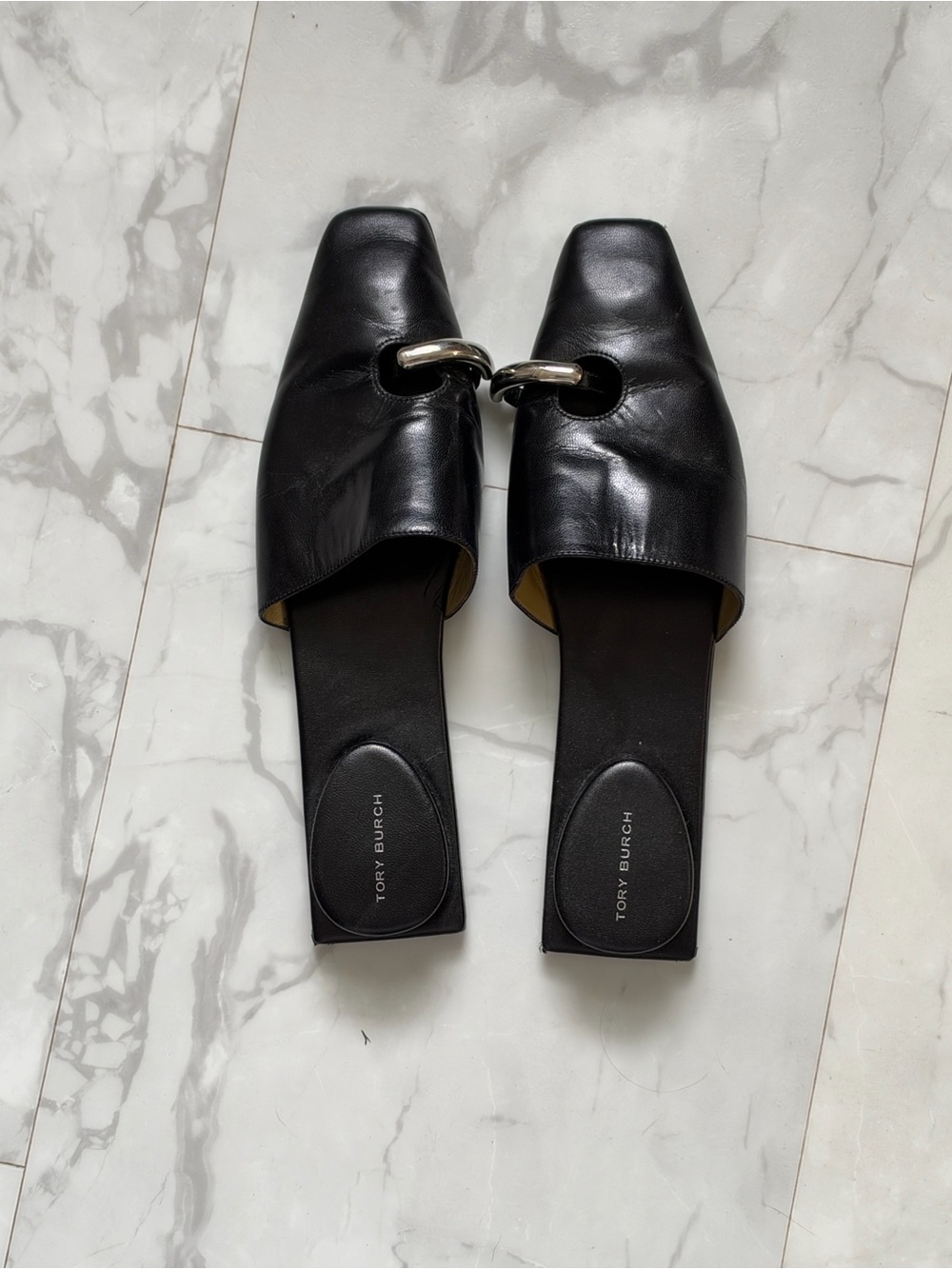 Tory Burch runway Pierced Mules